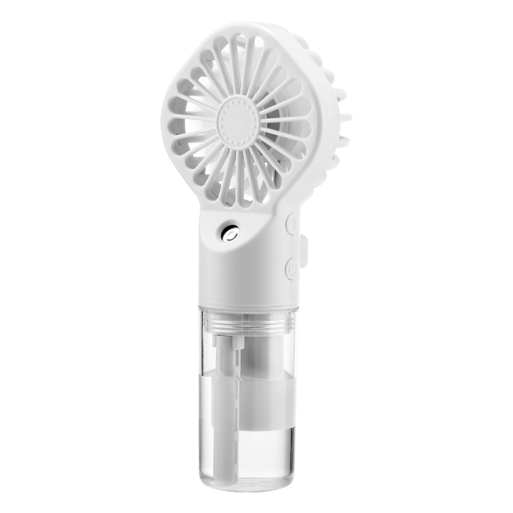 Misting Fan Portable Handheld Fan, 800 mAh Hand Held Mist Fan Rechargeable, 4 Speed Small Mister Fan for Men Women Travel Home Outdoor, White